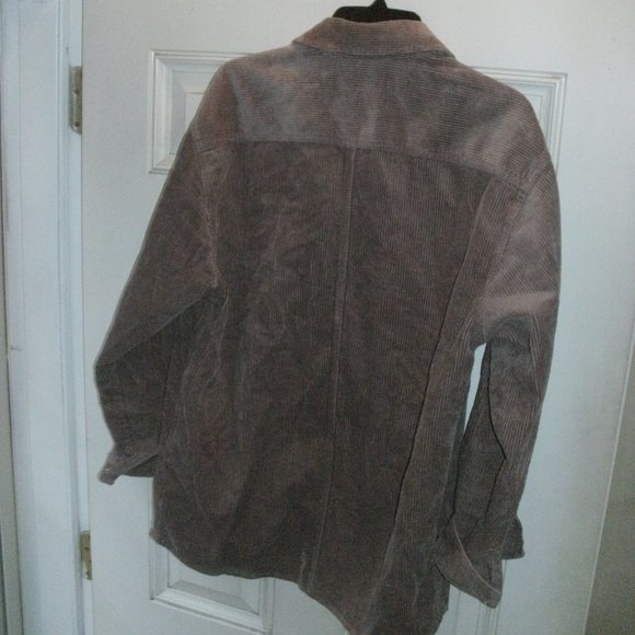 MARANT ÉTOILE Randal Lilac 74% Cotton & 26% Linen Pinwale Corduroy Shirt size 8 - Picture 4 of 4